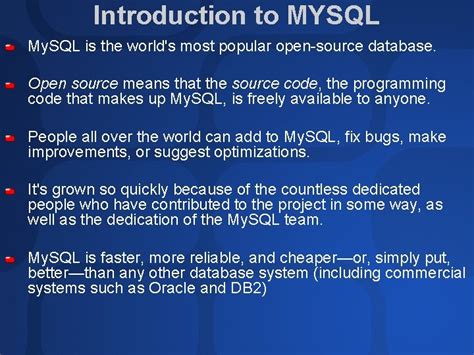World Database MySQL に対する画像結果