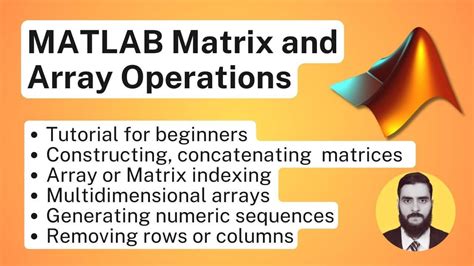 Image result for MATLAB Tutorial Matrices