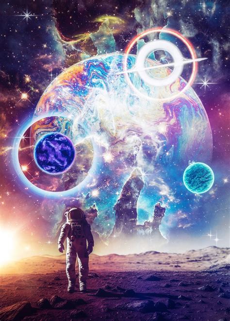 Space Psychedelic Artwork How To Make A Trippy Astronaut The Cozy