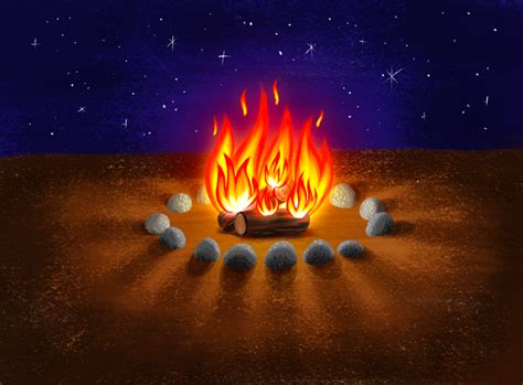 Toradh íomhá ar Fire Animation Procreate