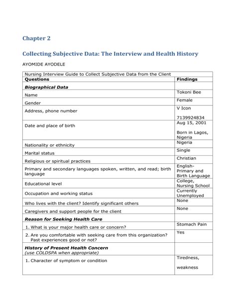 Students Interview Collecting Data Graph Sample に対する画像結果