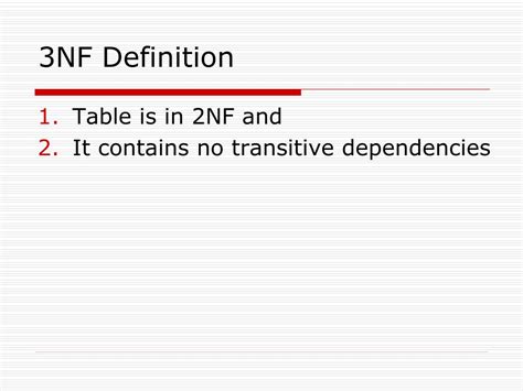 Example for 3NF के लिए छवि परिणाम