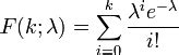 Image result for CDF Function Poisson Distribution