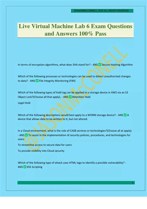Toradh íomhá ar Prerequisite Live Virtual Machine Lab