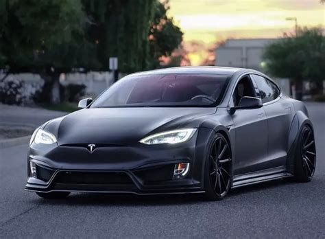 Toradh íomhá ar Tesla Body Kit Side View