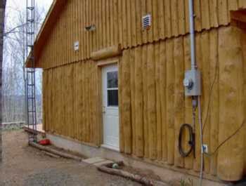 Image result for Stockade Style Log Cabin