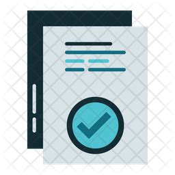 Résultat d’images pour Document Check Icon Red Color PNG