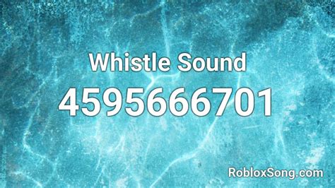 Image result for Whistle Code ID Roblox