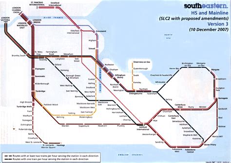 Image result for Southeastern Trains Network Map