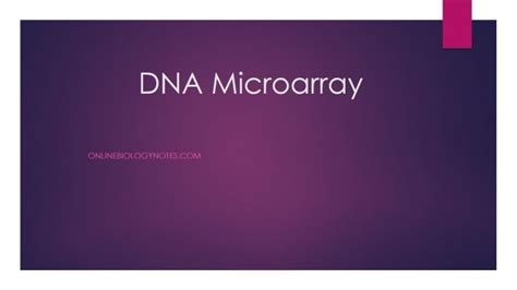 Toradh íomhá ar DNA Microarray Principle