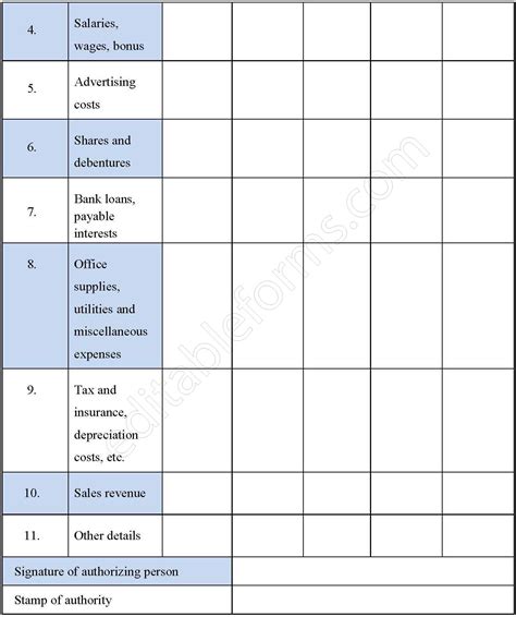 Image result for Example of an Accounting Form