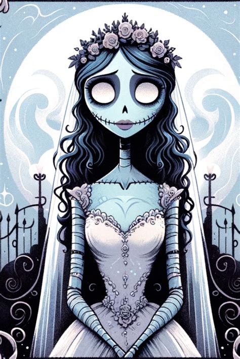 Image result for Corpse Bride Outline