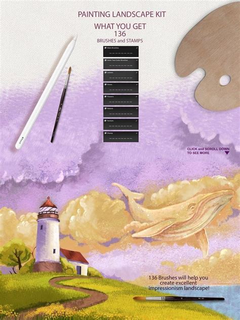 Toradh íomhá ar How to Draw Landscape in Procreate