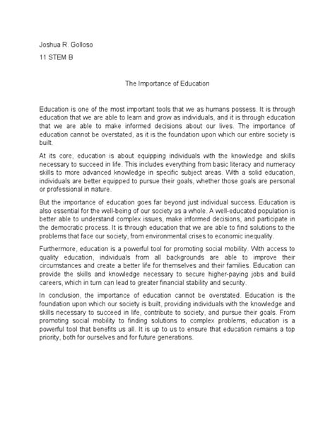 Image result for Academic Essay Example