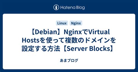 Nginx Virtual Host に対する画像結果