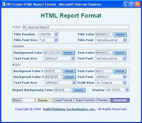 Afbeeldingsresultaten voor HTML Report Format