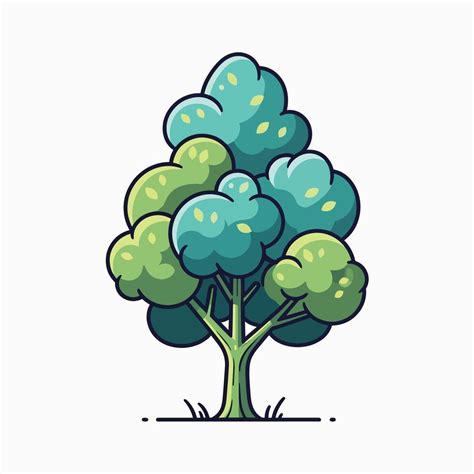 Cartoon Tree Top Vector に対する画像結果