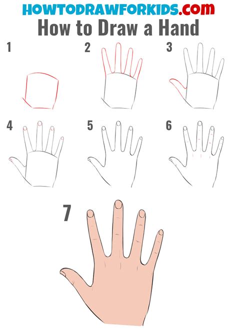 How To Draw Hand に対する画像結果