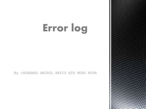 Afbeeldingsresultaten voor Contoh Error Log
