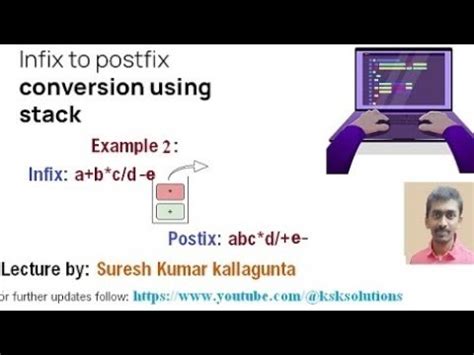 Afbeeldingsresultaten voor Postfix to Infix Conversion Pptexample Using Stack
