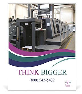 Toradh íomhá ar Modern Machine Poster Design