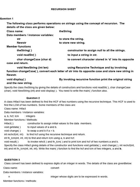 Image result for Java Recursion Cheat Sheet