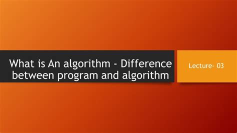 Difference Between Algo and Program に対する画像結果