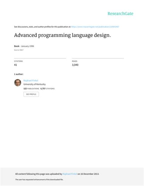 Advanced Programming PDF に対する画像結果