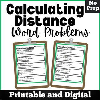 Toradh íomhá ar Distance Practice Problems