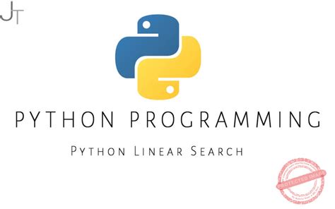Python Linear Search List に対する画像結果
