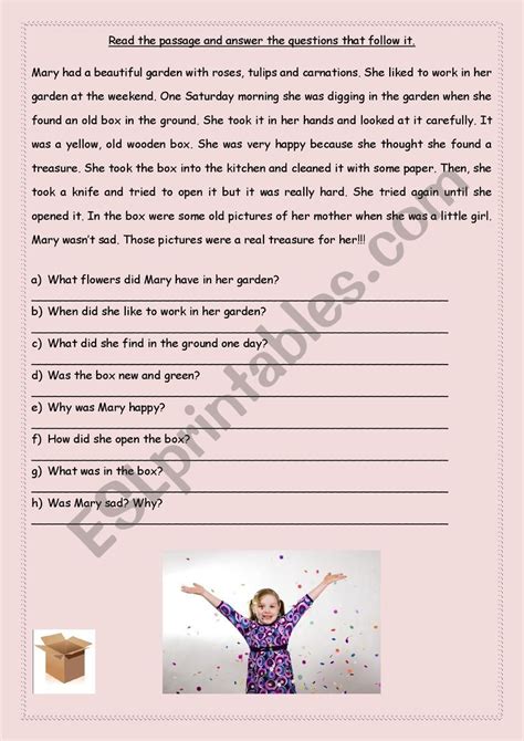 Image result for Reading Comprehension Worksheets Present Simple