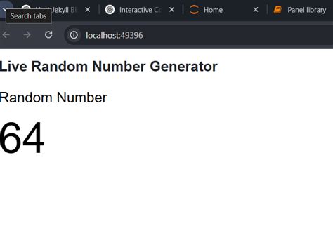 Python Simple Panel App に対する画像結果