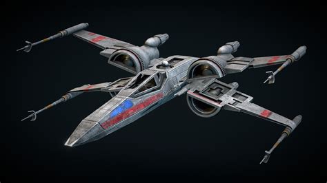 Image result for X-Wing Fighter 3D Drawing