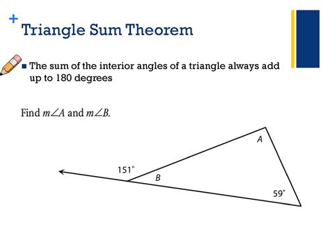 Image result for Triangle Sum Theorem