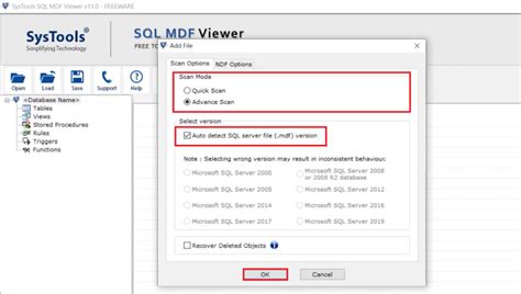 Toradh íomhá ar How to Open MDF File in Access