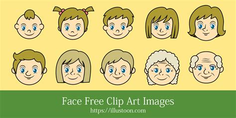 Image result for Cartoon Face Clip Art Fee
