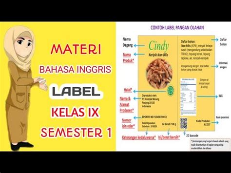 Image result for Contoh Descriptive Label