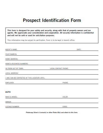 Image result for Identification Paper Examples