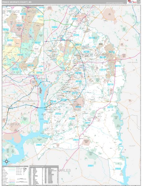 Image result for Pg County. Zip Code Map