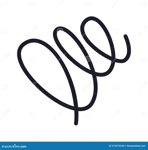 Image result for Spring Thin Line Shape Transparent