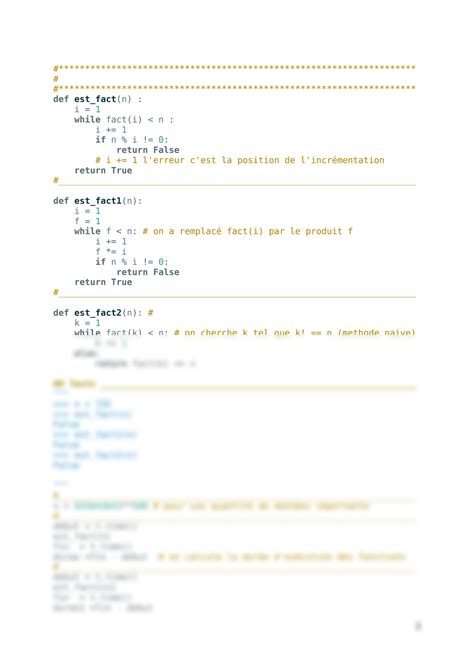 Toradh íomhá ar Fonction Factorielle Python