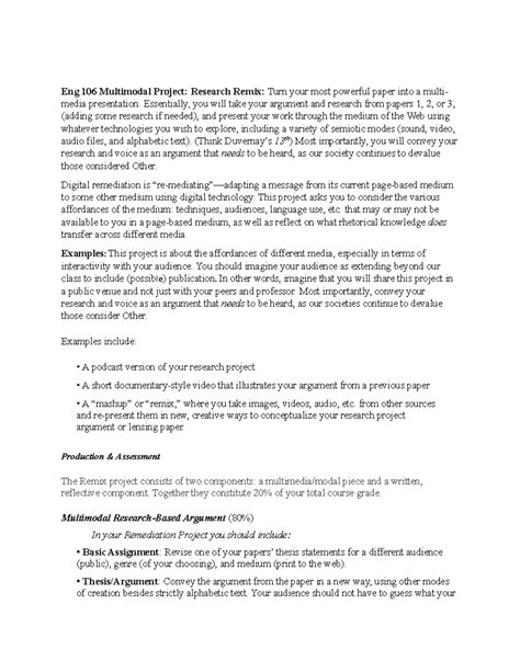 Image result for Multimodal Argument Project Examples