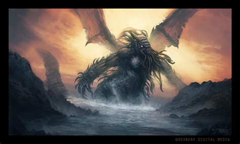 Cthulhu Fighting Godzilla に対する画像結果