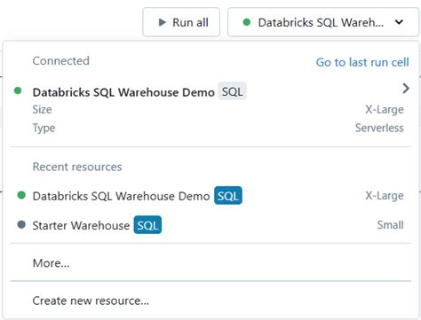 Image result for Databricks SQL Warehouse Schema