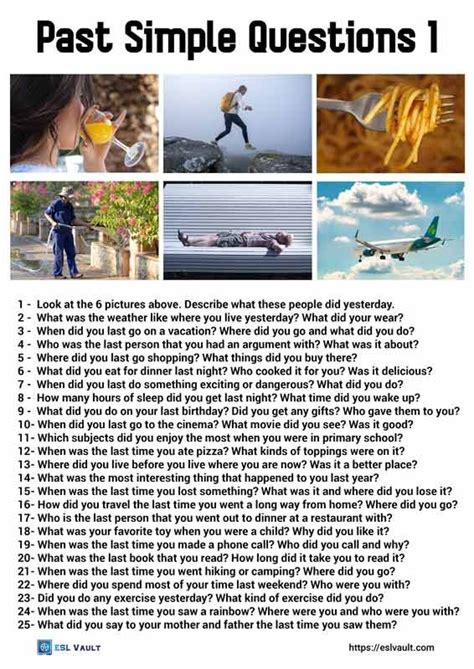 Image result for ESL Kids Simple Past Questions