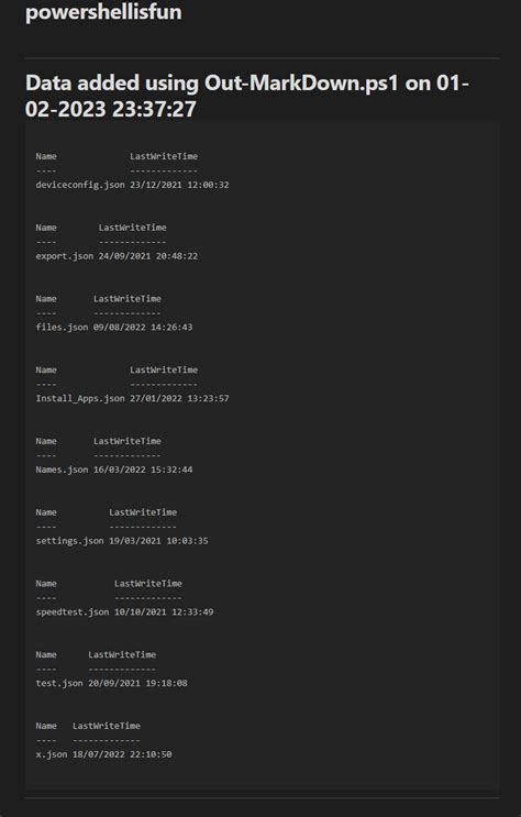 Image result for Mark Down PowerShell Code