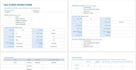 Image result for Financial Advisor Intake Sheet