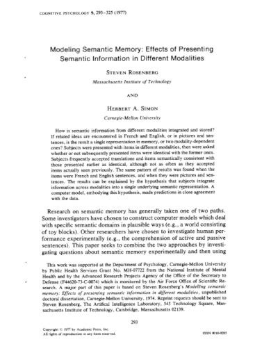 Afbeeldingsresultaten voor Semantic Memory Examples