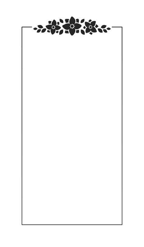 Toradh íomhá ar Rectangular Border Design Vertical