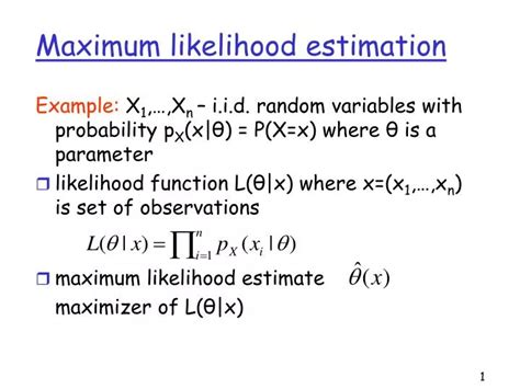Maximum Likelihood Approach に対する画像結果